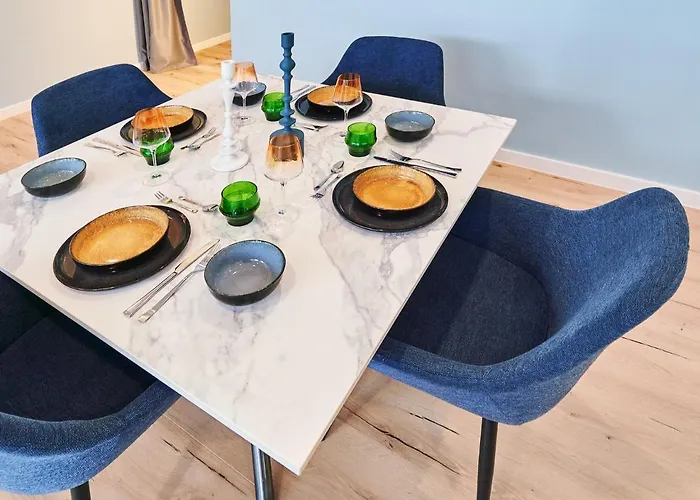 Apartment Design I 3 Personen I Innenstadt I Küche I Wifi