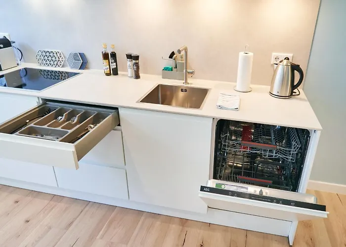 Apartment Design I 3 Personen I Innenstadt I Küche I Wifi